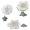 Reusable Resin Casting Mold Kitchenware Liquid Silicone Mold Handicraft Pottery Making Tool for Turtle Mold for Pastry S