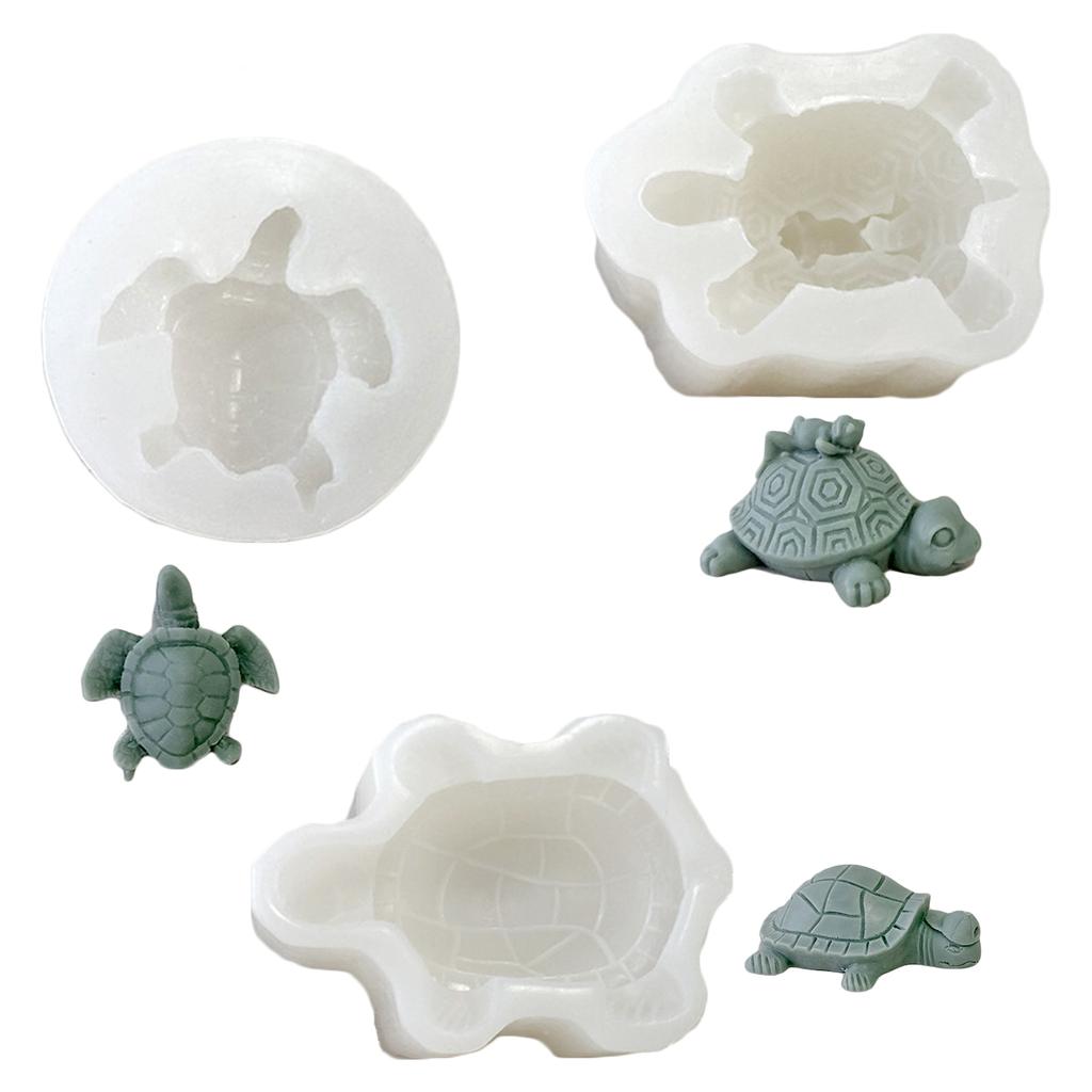 Reusable Resin Casting Mold Kitchenware Liquid Silicone Mold Handicraft Pottery Making Tool for Turtle Mold for Pastry S