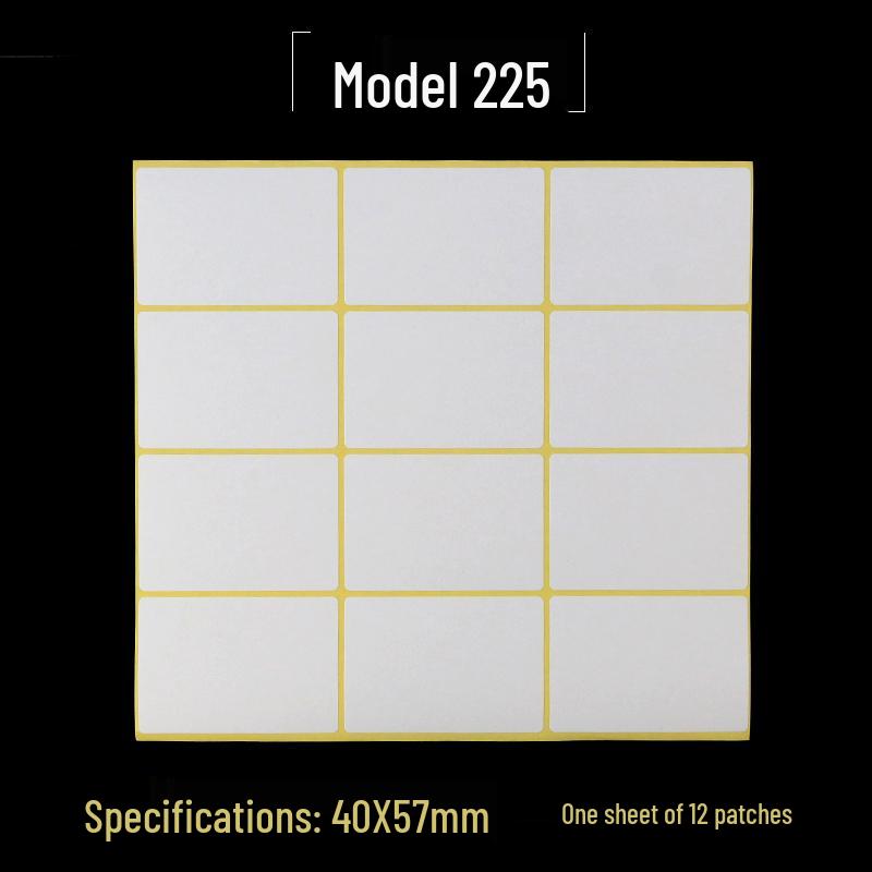 Adhesive Memo and Name Sticker Labels