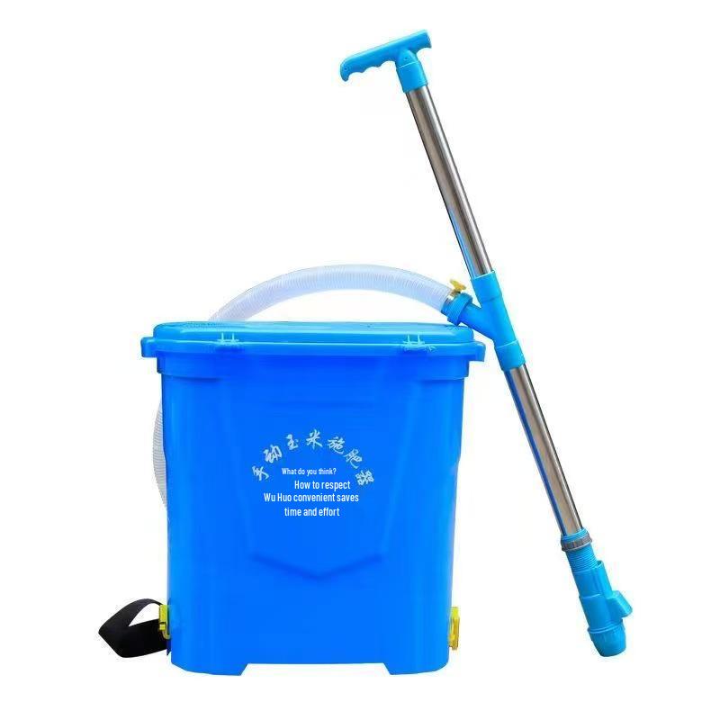 Stainless Steel Manual Corn Fertilizer Applicator for Soil Topdressing and Sidedressing