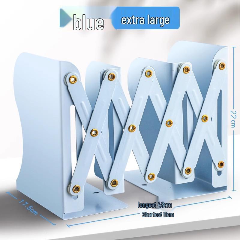 Zásuvný stolní regál na knihy s držákem na tužky a děličem knih pro studenty