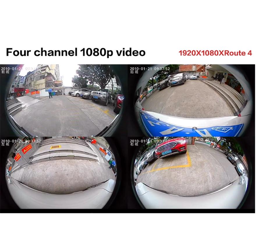 CL 5D Panoramic Dash Cam With Track