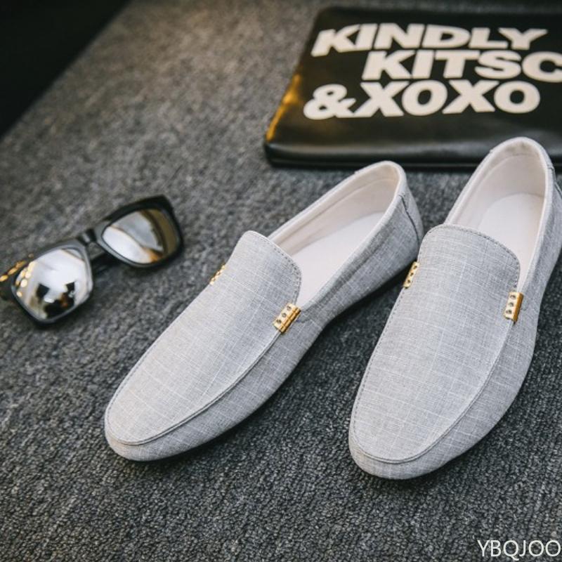 Fashion Summer Men's Daily Walking Is Not Tiring Casual Shoes with Soft Soles Are Comfortable Versatile Flat Trendy Men's Shoes