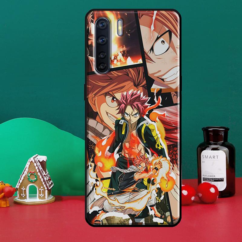 Husa de telefon Fairy Tail Natsu pentru OPPO Reno 5 Lite 2Z 2F A5 A9 A53 A31 2020 A52 A72 A91 A83 A15 A94 A74 A54