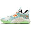 Anta Speedy Basketball Shoes Men's Mid Top White Green Blue 112341604-5
