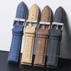 Denim Pattern Nylon Watchband for Casio Vintage Leather Strap 10 12 14 16 18 20 22mm Watch Band for Seiko Men Women Accessories