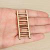 50pcs DIY Mini Wooden Step Ladder Miniature Handcraft Micro Landscape Ornament Fairy Home Decoration Garden Supplies