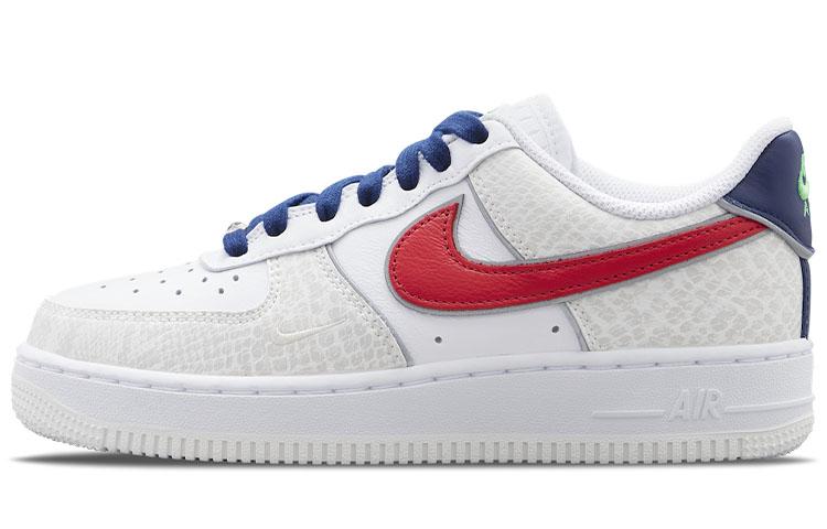 

Nike Air Force 1 07 Lx Just Do It White University Red Snakeskin Women s DV1493-161 40.5