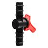 Ball Valve Connector Shutoff for PE Pipes PN4 16 20 25 mm Drip Hose with PP Material for Irrigation and Pond Systems