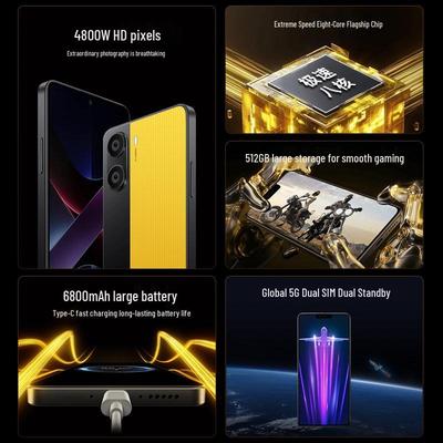 Flagship X70 Pro 16G+512G Gaming Smartphone, Large Screen, Eight-Core, Full Network Support