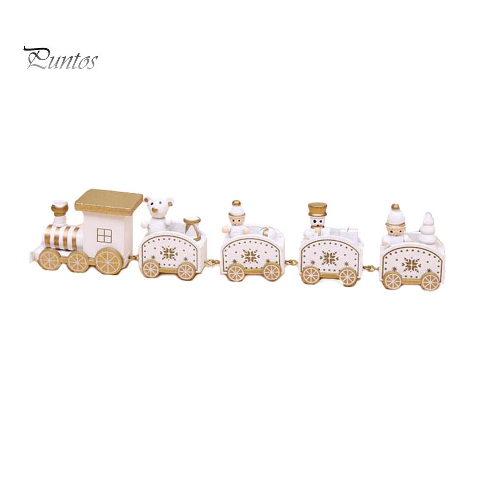 Taškai Kalėdų Sniego Senis Meškėdis Traukinio Modelis Stalo Dekoracija Vaikų Žaislas Kalėdų Šventės Dovana