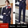 China Southern Airlines Flight Attendant Professional Suit: High-End Rose Red Vest and Dress Reception Uniform