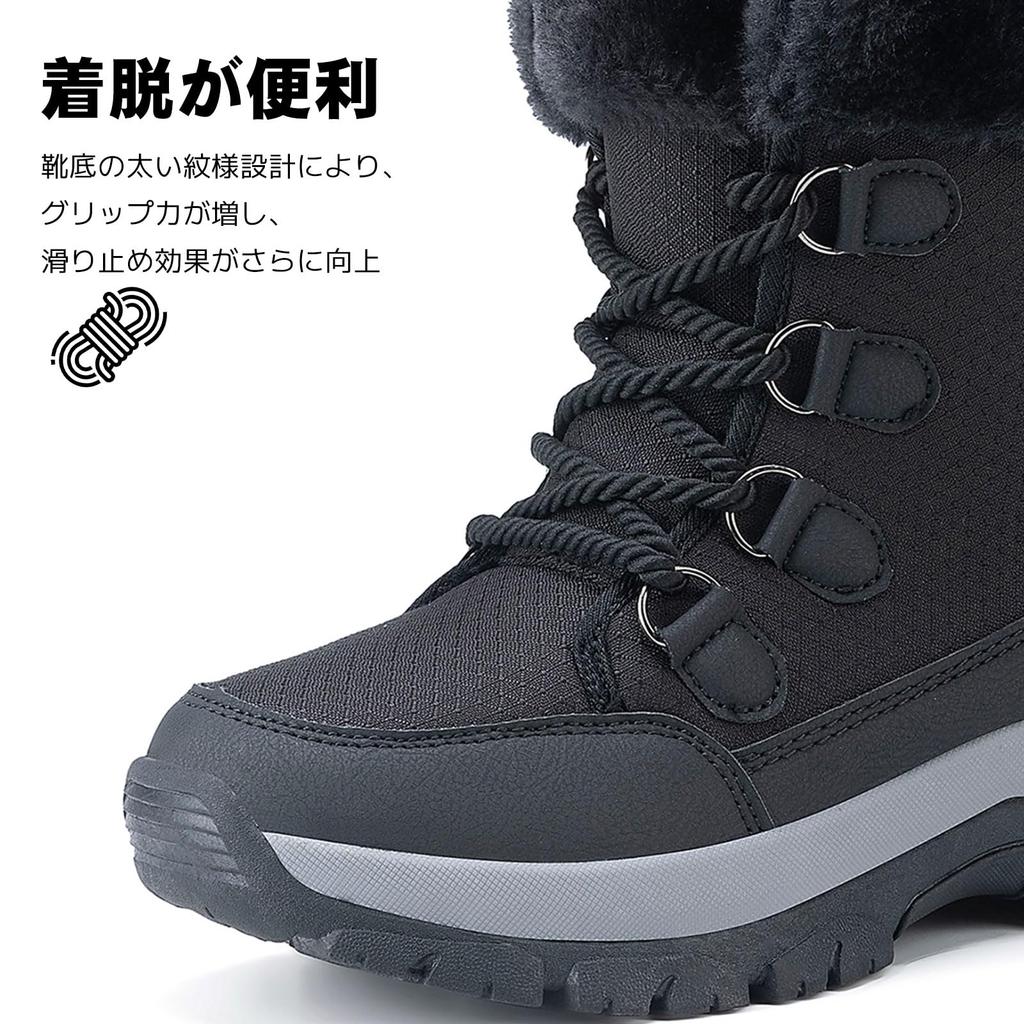 Kepglow Snow Boots for Men and Cold Compact and Easy to Perfect for Outdoor Activities and Commuting Women, Water-Repellent, Weather, Lightweight,
