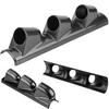 Supporto per Pod Portastrumenti Universale per Auto 52/60mm Montaggio su Montante A Triplo 3 Fori Pod per Strumenti Tazza per Strumenti Cruscotto ABS Nero Accessorio per Auto