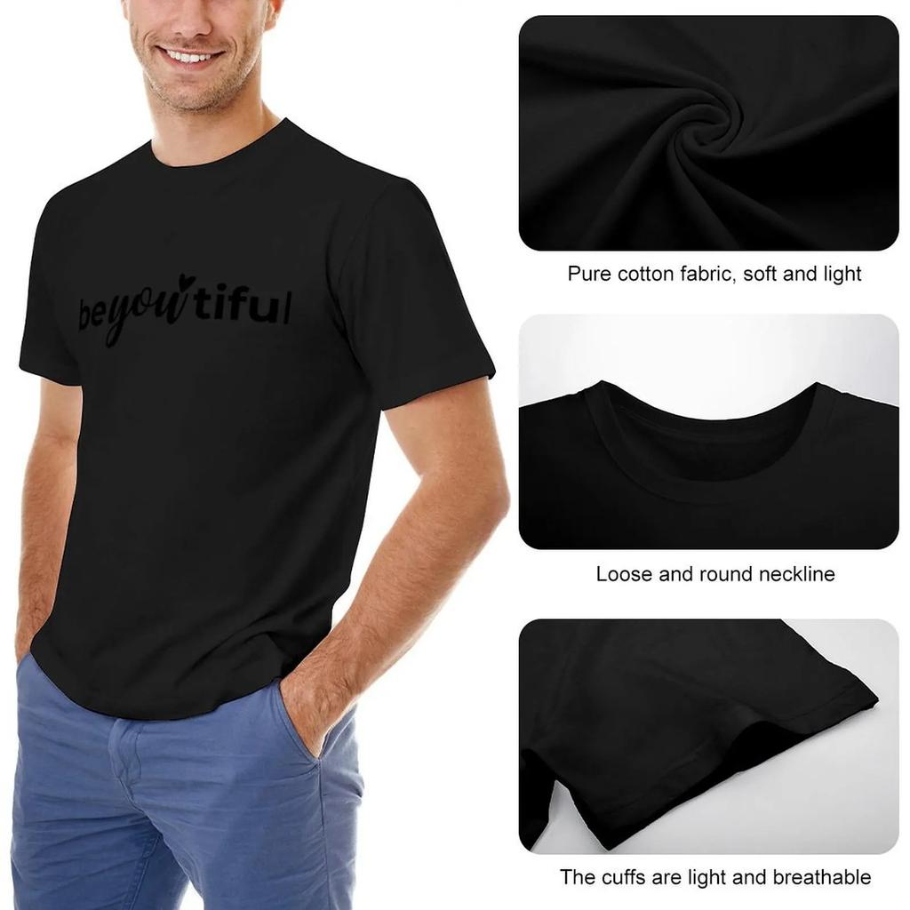 Be You Tiful T-Shirt Blue Archive Shirts Graphic Tees Shirts Graphic Cute Tops Mens T Shirts Top Quality
