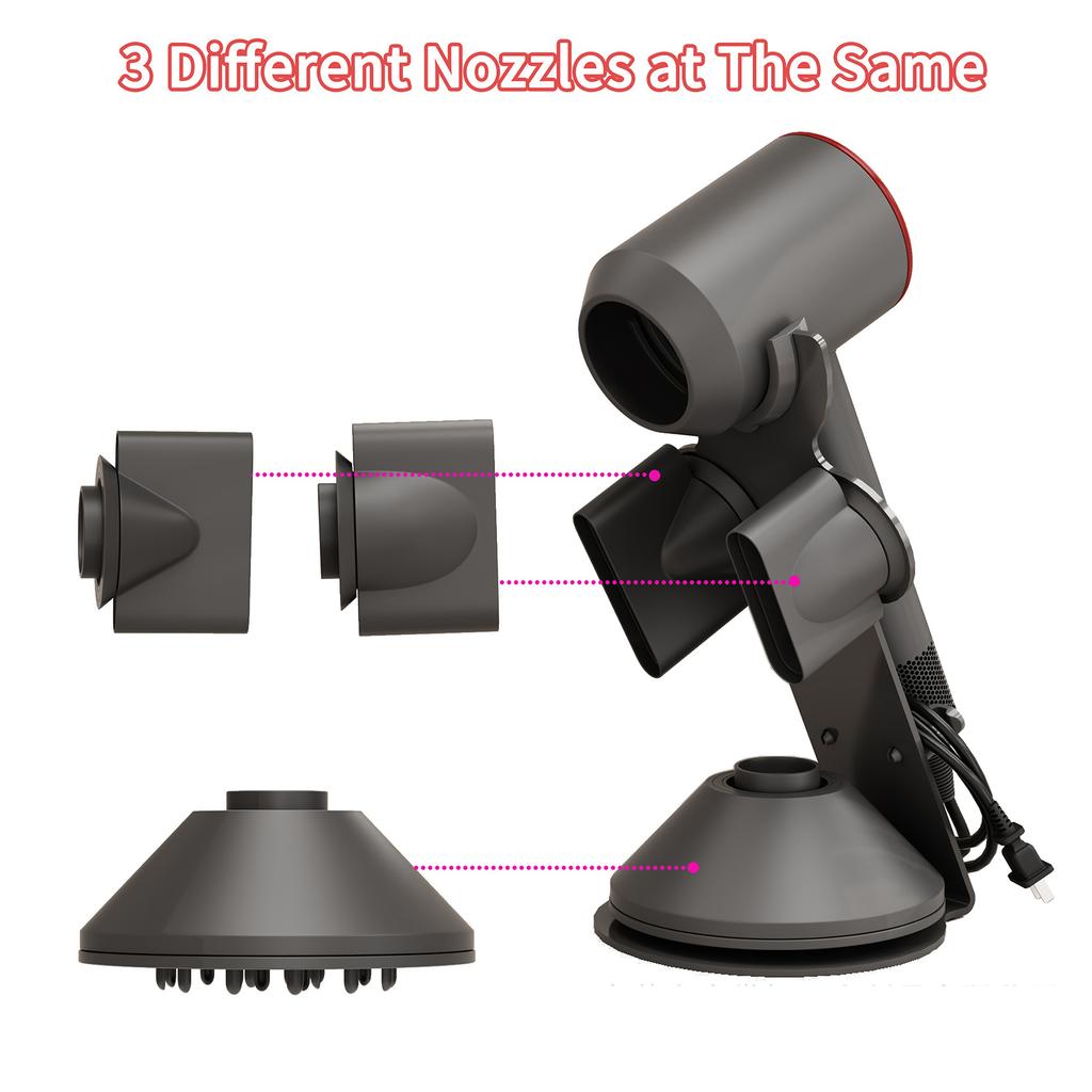 Hair Dryer Stand For Dyson Hair Dryer Bathroom Accessory Organizer Holder Portable Desktop Bracket Storage Rack
