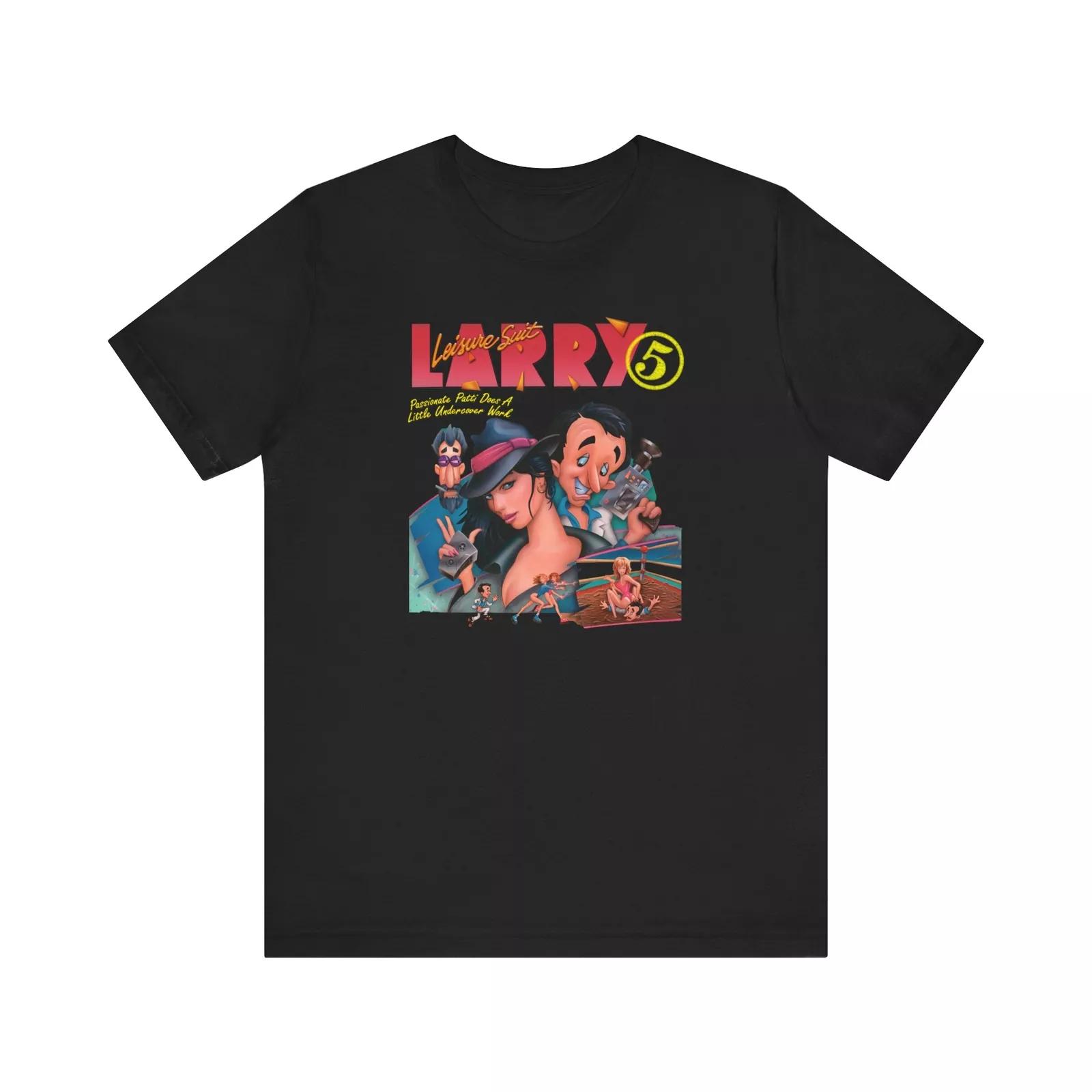 

Leisure Suit Larry Passionate Patti Does a Little Undercover Work Unisex 100% Cotton T-shirt Mens Womens Tees Top 2XL