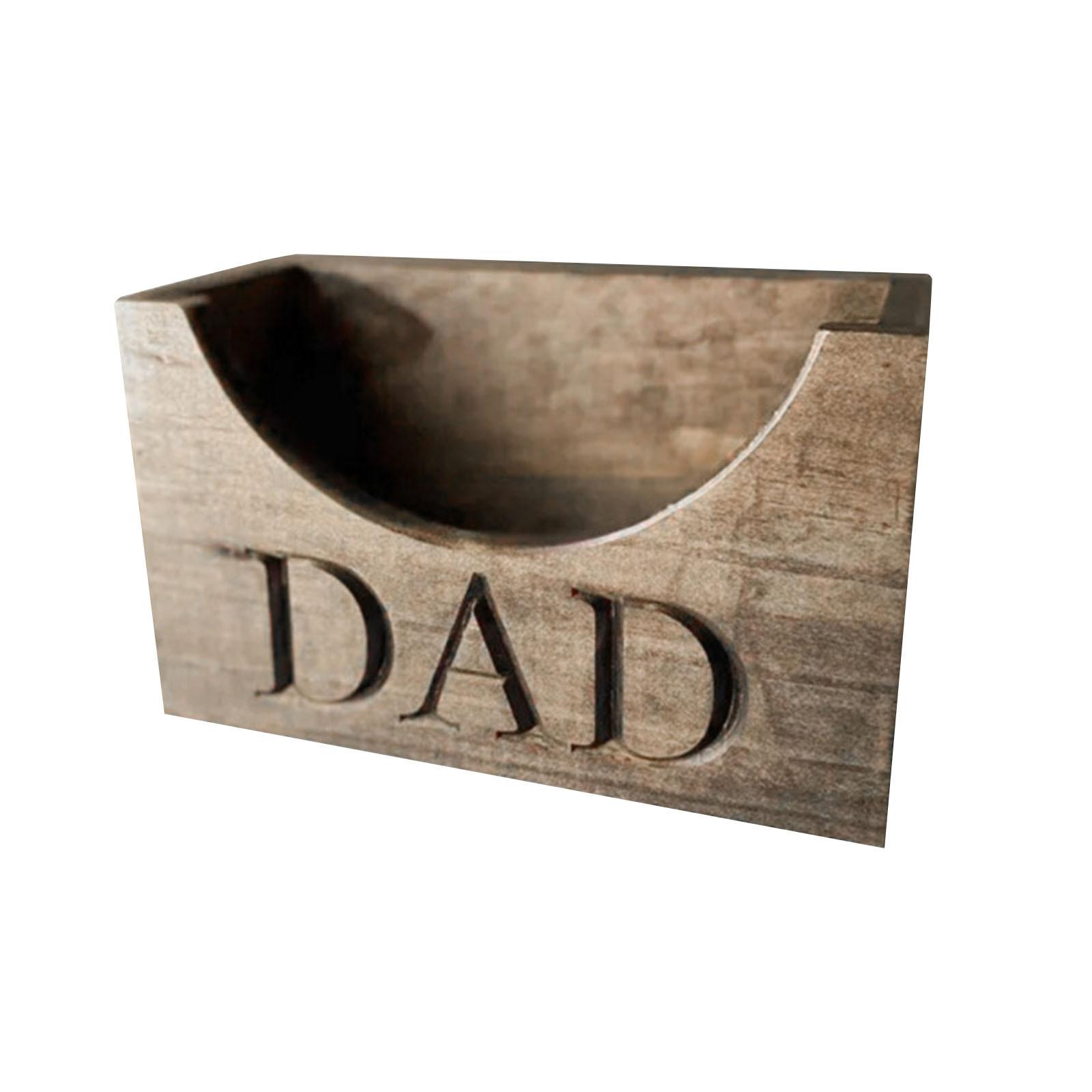 

Персонализированный комплект держателей для шляп, вешалка-органайзер для бейсбольных кепок, комплект деревянной коробки для шляп, деревянная подвесная подставка для шляп для папы-дедушки One Size