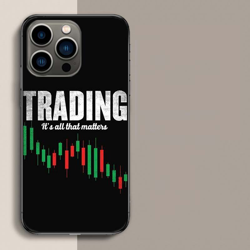 Day Trader Trader Trading Phone Case For Apple Iphone 16E 16 17 Pro Max Air 15 Pro 14 Plus 12 13 Mini Cover Cute Fundas