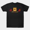 Men Black Print T-shirt Golden Harvest No-Cut Transfer Paper Print Cotton Tshirt