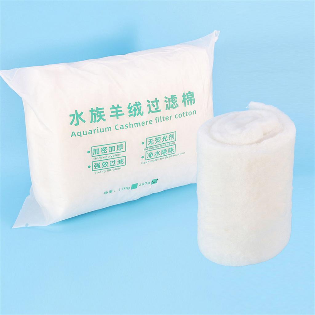 Aquarium Filter Cashmere Cotton Easy Tear Filtration System Filter Cotton Fishtank Water Purification System Efficient