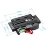 Quick Release Clamp Adapter + Quick Release Plate P200 Compatible for Manfrotto 501 500AH 701HDV 503HDV Q5