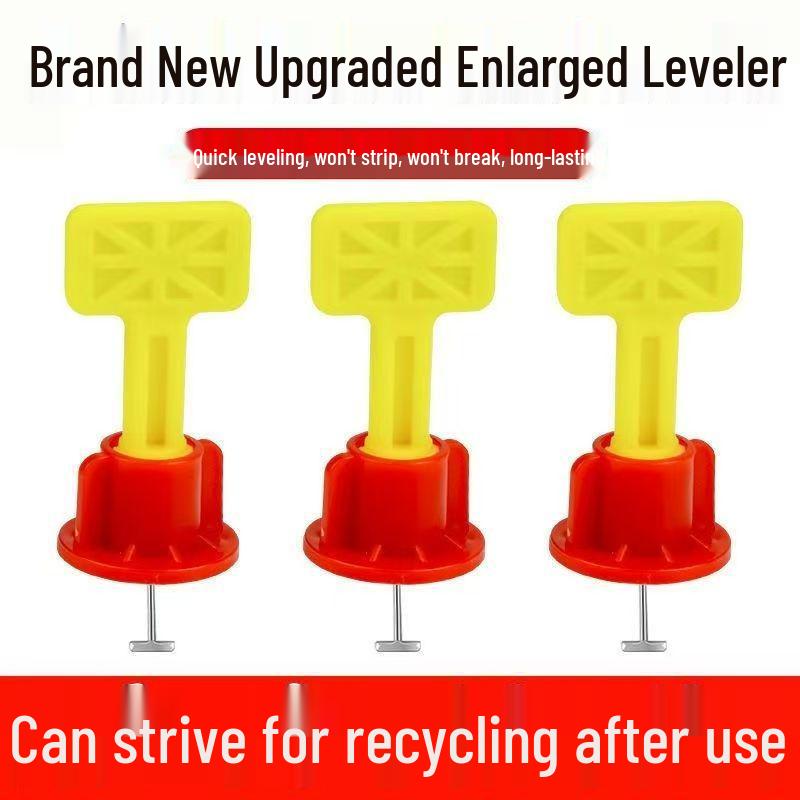 Tile Leveling Tool: Floor Tile Cross Spacer & Positioning Device with Steel Needle