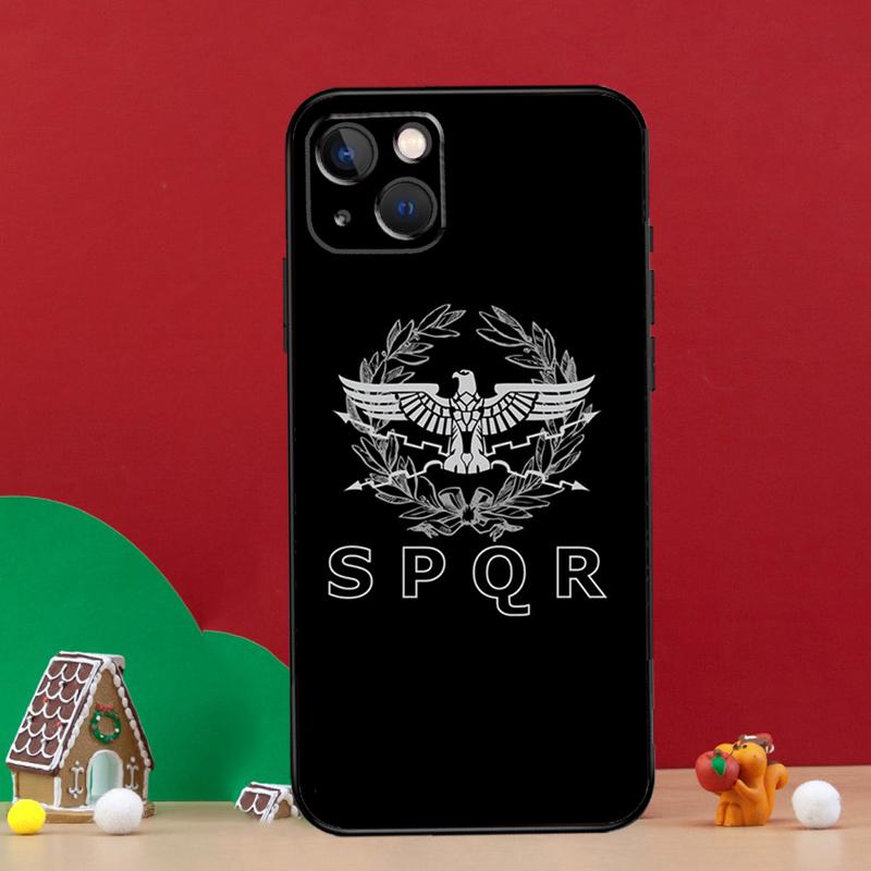 SPQR Roman Imperial Legion Phone Case For iPhone 15 13 11 12 14 Pro Max XS Plus X XR 12 13 Mini Soft Cover