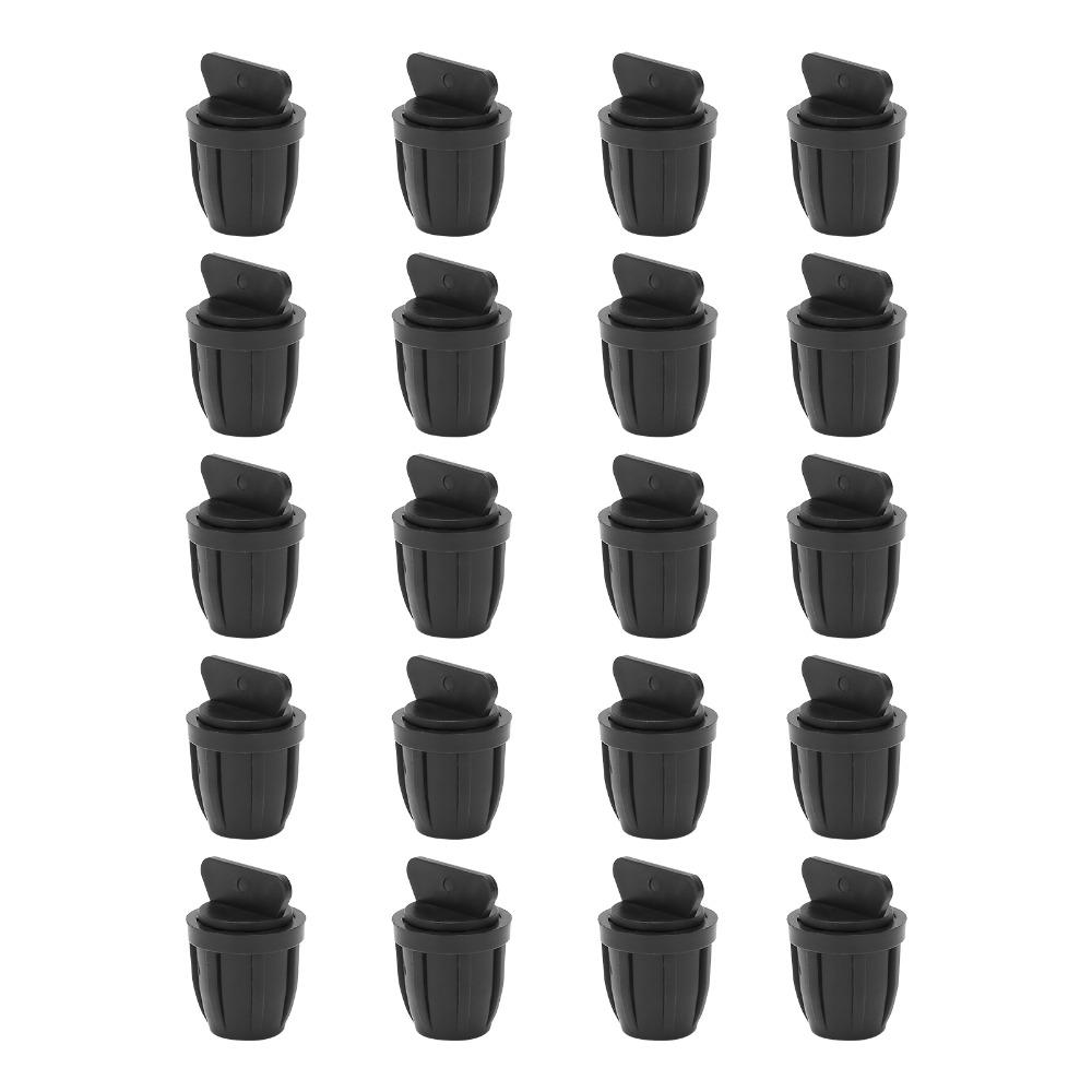 20PCS ABS Hose End Plug 8mm/11mm Irrigation Fittings Durable Irrigation Tubing End Plug  Garden Use