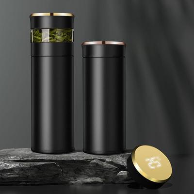 Nuova tazza sottovuoto per la separazione dell'acqua dal tè in acciaio inossidabile 316 con display intelligente della temperatura, tazza da tè, tazza regalo di alta qualità