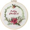 Elk Deer Christmas Embroidery Kit DIY Embroidery Set Home Decor Cross Stitch Set  Adults