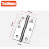2-10PCS Furniture Cabinet Door Hinges Stainless Steel Wooden Box Folding Butt Hinges Drawer Fitting Closet Hinge Hardware Tools