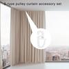 50Pcs S Shape Curtain Rails Gliders Hooks Sliders Clip Set for Easy Glides and Stability In Bedroom and Living Room