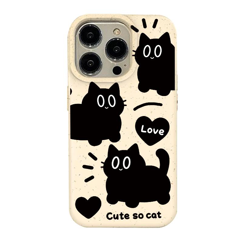 Mobile Phone Cases for iPhone 11 13 XR 15 Pro Max 12 14 Pro Max Case iPhone 16 7 Plus 8 Plus XS Max Degradable and Environmentally Friendly
