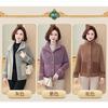 Autumn Winter Lapel Zipper Long Sleeve Solid Women's Cardigan Coat Knitted Pocket Fashion Elegant Top