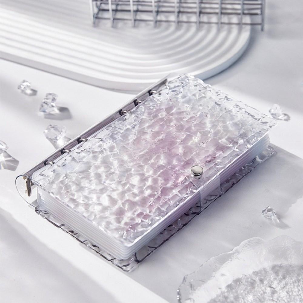 Transparent Acrylic Water Ripples Money Saving Book Korean Style Savings Binder Financial Tool