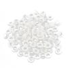 100Pcs TO-220 Transistor Plastic Insulation Washer Particles 100Pcs TO-220 Isolated Silicone Pad Sheet Strip
