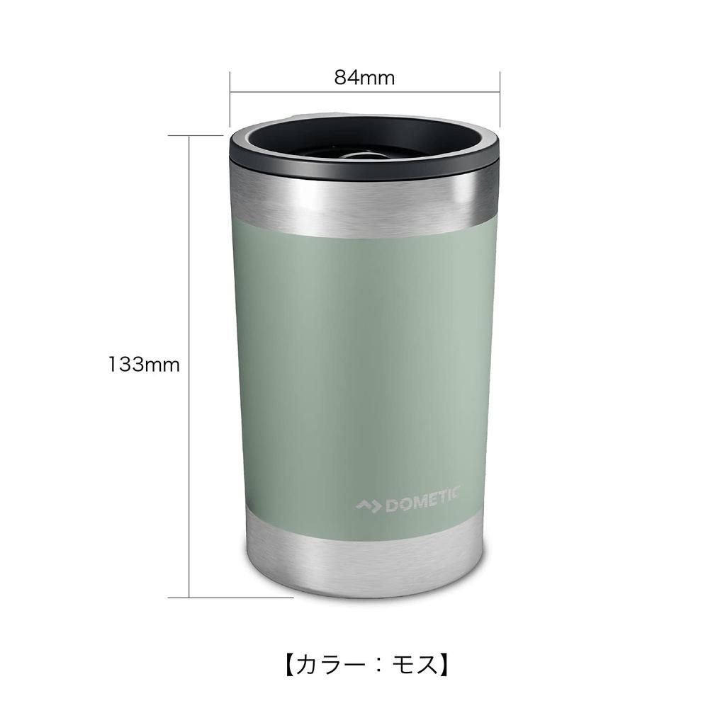 Dometic Stainless Steel Vacuum Insulated Tumbler, Thermo Tumbler 320, TMBR32M, 320ml, 8.4cm Diameter x 13.3cm Height