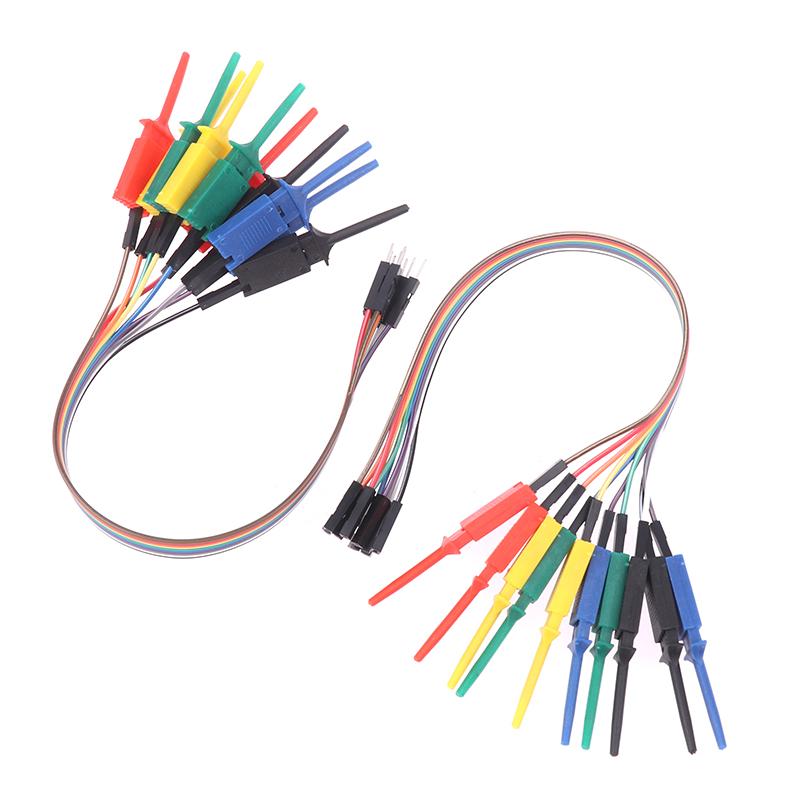 20Cm High Efficiency Test Hook Clip Logic Analyzer Cable Gripper Probe Test Clamp Kit For Chips Pins Connecting Testing