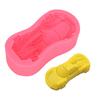 1pcs Non-Stick Design Silicone Cake Mold 3D Shape 3D Fondant Mold Racing Car Mold  For DIY Crafts