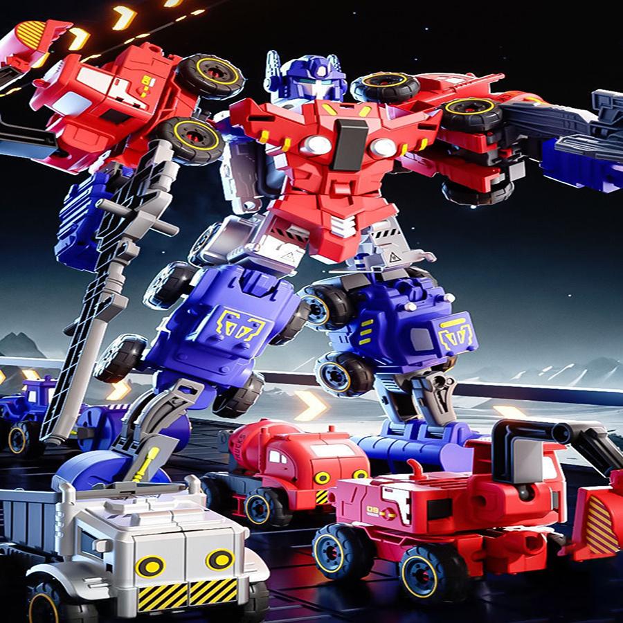 6In1/Transformation First-Class Car Top-Grade Anime-Show Mechanical Machine Construction-Kit Superior-Grade One Superior-Grade Step Superior-Grade