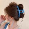Iridescent Flower Hair Claw Clip for Women - Elegant Korean Style Bun Accessory 2026