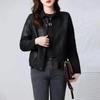 Autumn Winter New PU Leather Vintage Women's New Casual Fashion Short Elegant Jacket All Match Chic Top