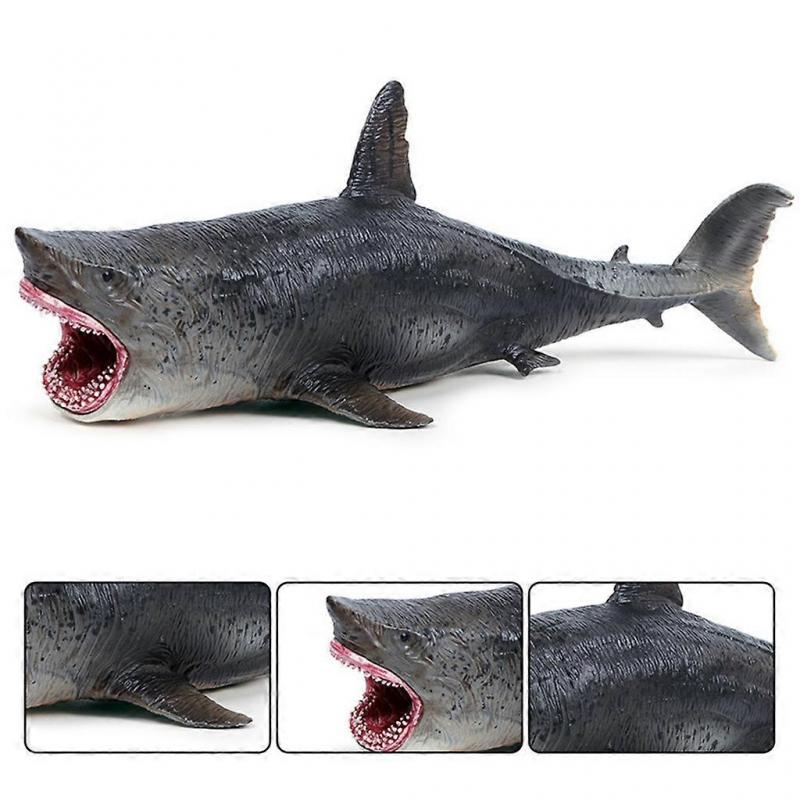 Realistische Megalodon Figur Meeres Tier Modell Spielzeug für Kinder Hobby Sammler