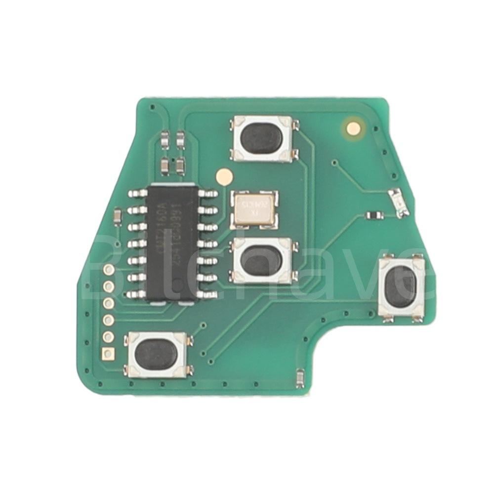 CWTWB1U75: Compatible with Nissan 2/3/4-button 315MHz Straight Remote Key Circuit Board.