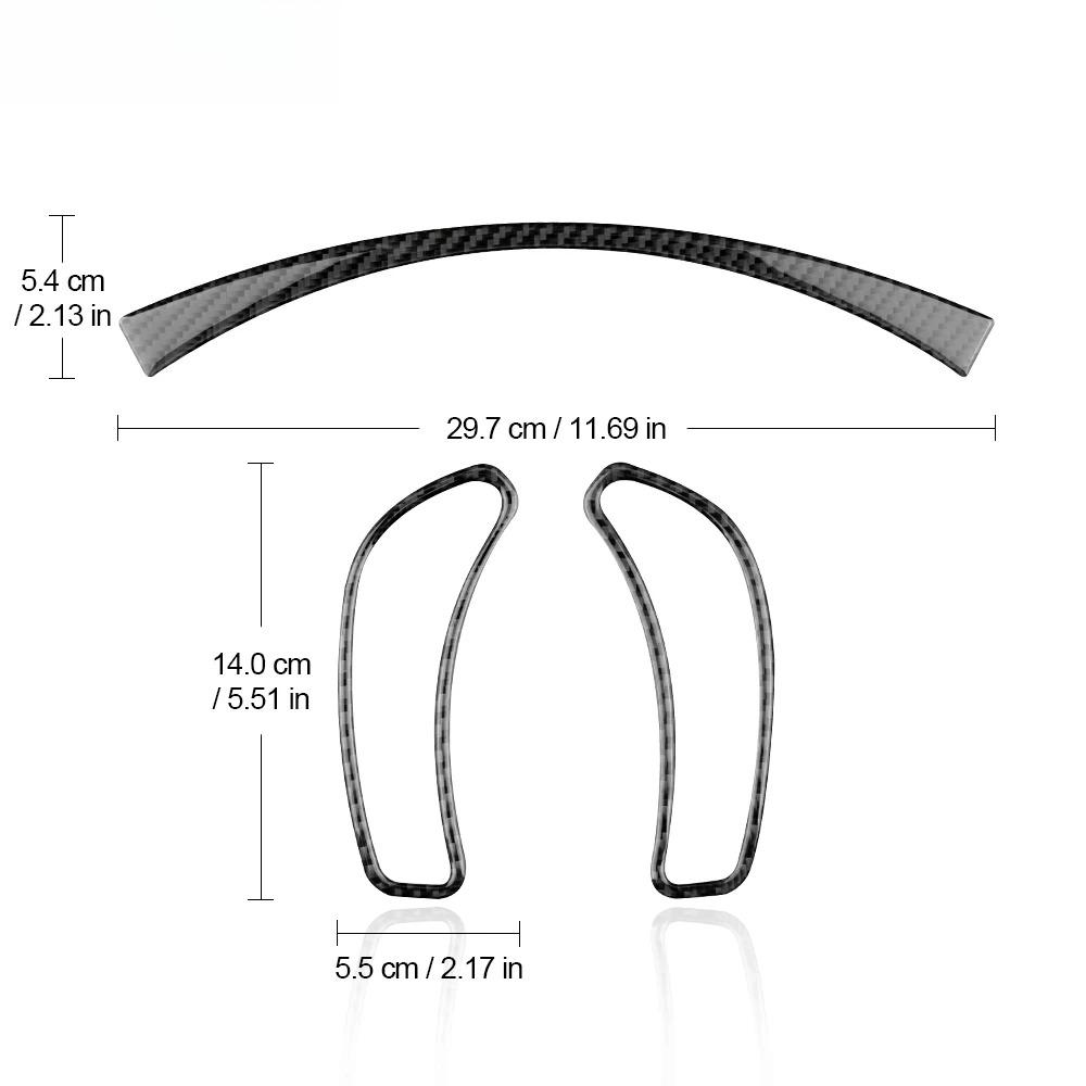 Car Dashboard Trim Carbon Fiber Sticker For Chevrolet Corvette 2005-2013 Auto Speedometer Panel Frame Cover Interior Accessories