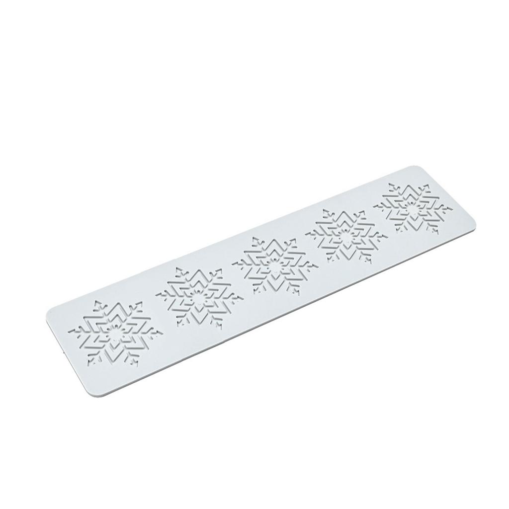 Christmas Cake Decors Christmas Lace Mats Silicone Lace Molds Silicone Lace Pad Suitable for Parties and Celebration