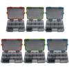 Portable Fishing Tackle Boxes Waterproof Multi-function Fish Tool Storage Organizer Compartments Removable Dividers Fishing Tool