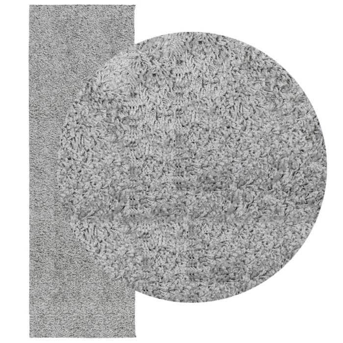 VidaXL Tapis Shaggy à Poils Longs, Moquette de Sol, Tapis de Zone, Carpette de Salon Chambre à Coucher Couloir, Moderne Gris 375253