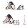 2Pcs/Set Guitar Strap Lock Quick Release Easily Install Compact Metal Guitar Strap Lock